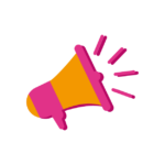 Illustration av en megafon