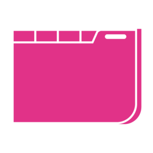 Illustration av en mapp med flikar
