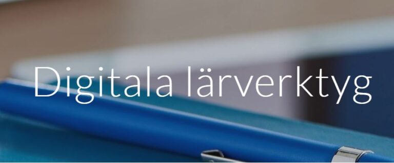 Bild för webbsidan Digitala lärverktyg